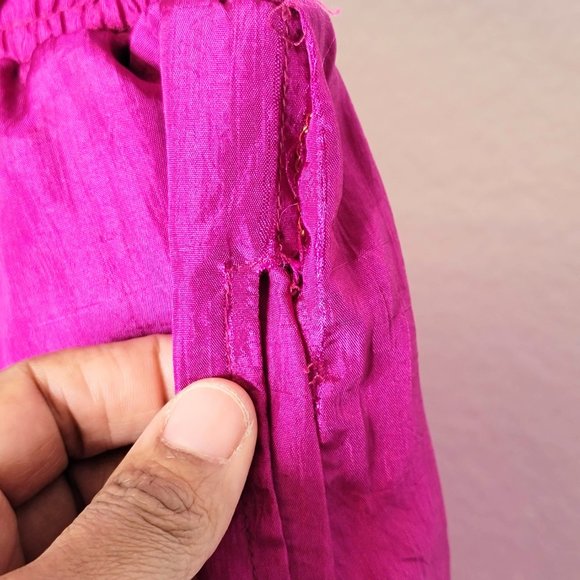 Aviat Sportif 90s Designed in France Women's Shiny Raspberry Lined Joggers SZ XL - Picture 4 of 12